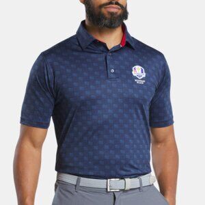 NWT FootJoy Men's XL Blue American Flag Ryder Cup Tournament Golf Polo